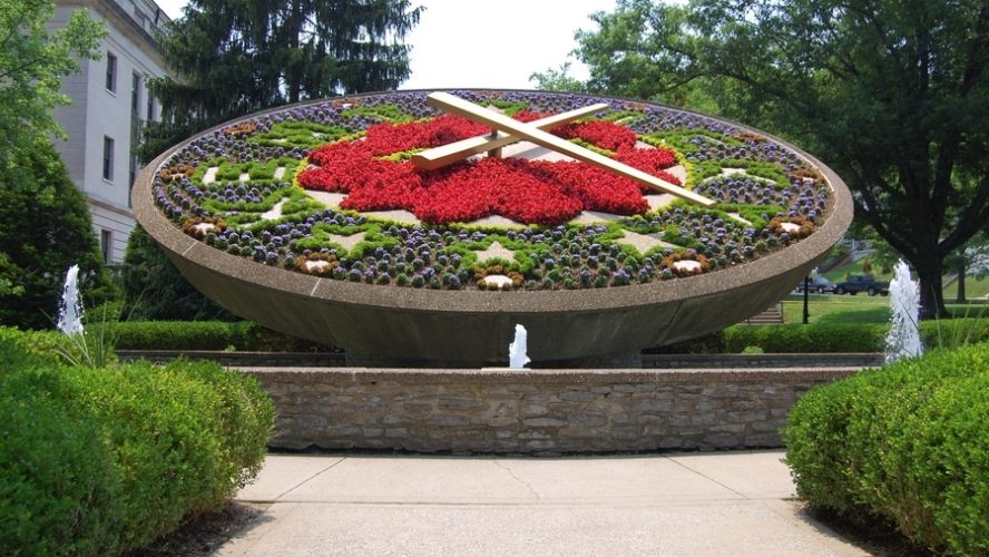 L'horloge fleurie de Kentucky State Capital