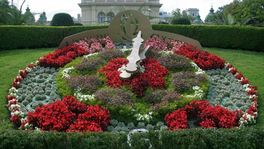 big floral clock Vienna Austria