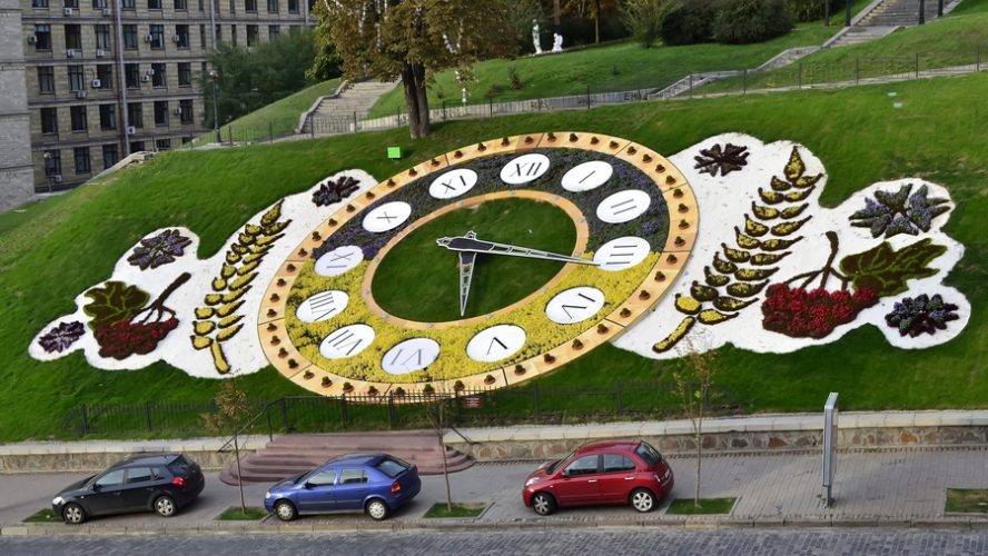 clock flower Kiev Ukraine