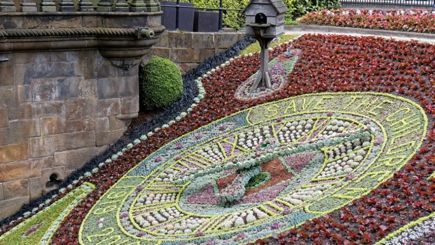 edinburgh floral clock 2019