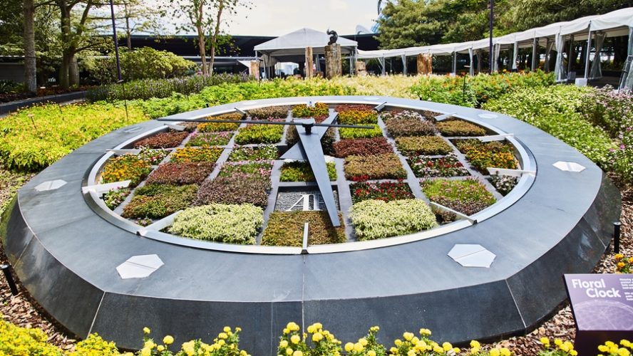 flower clock Singapore