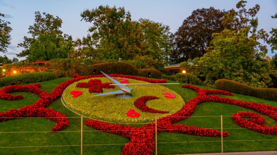 flower clock Switzerland