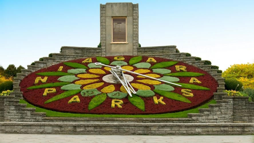 horloge fleurie Niagara falls park