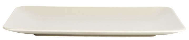 plat à cake rectangulaire blanc