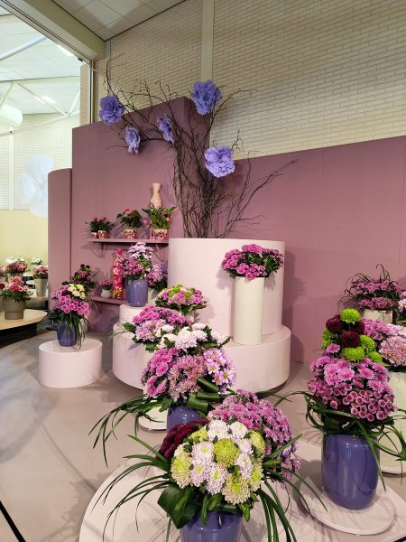 pavillon bouquets de fleurs Keukenhof