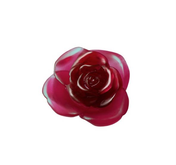 rose rouge en pâte de cristal